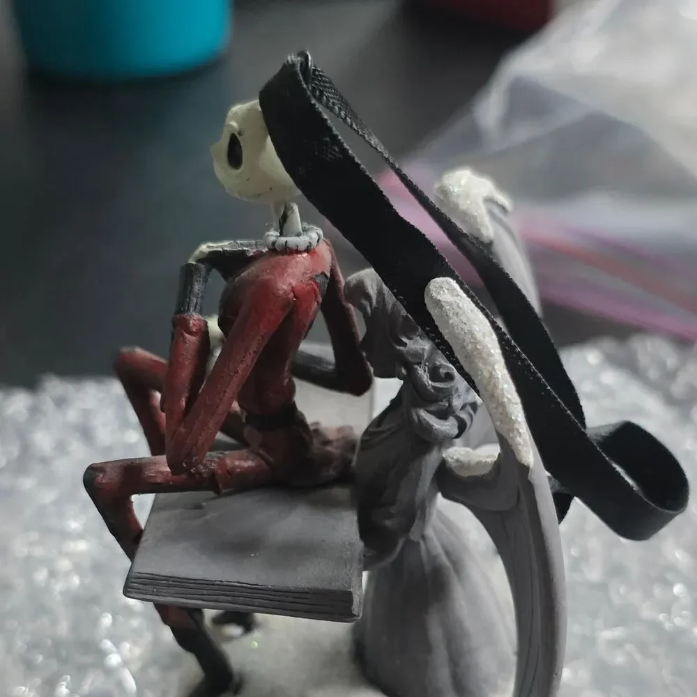 Disney Nightmare Before Christmas Jack Skellington Angel Statue Ornament
